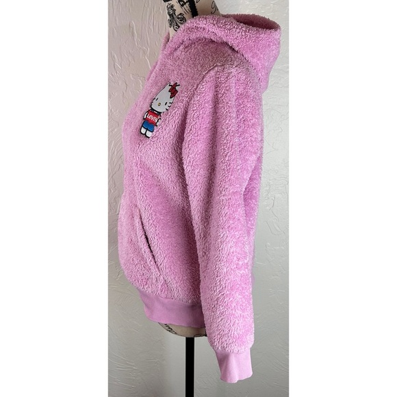 Levi's Hello Kitty Girls Sherpa Hoodie, size XL (13-15 yrs) - Picture 6 of 12